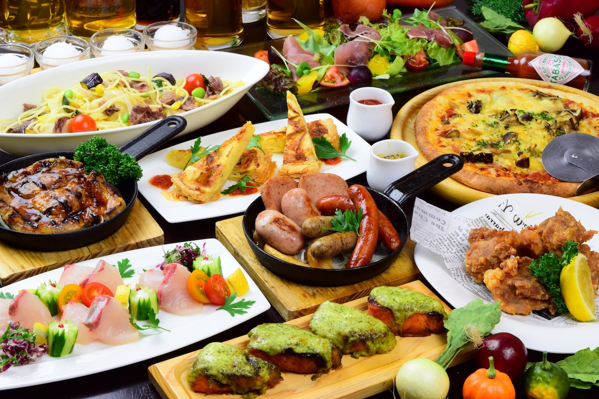 美味しそうなコース料理